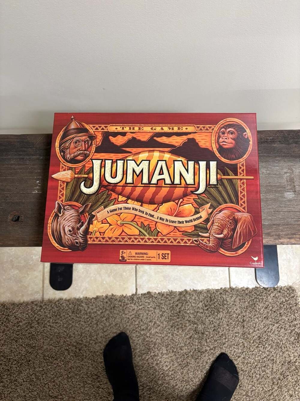Cardinal Jumanji The Board Game 2017 Adventure Edition